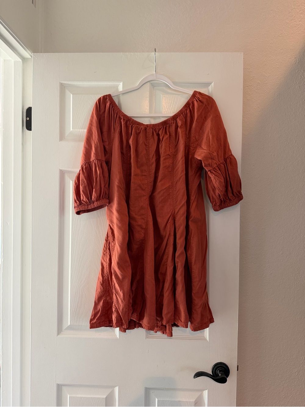 Rust Orange mini dress
